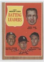 League Leaders - Norm Cash, Elston Howard, Al Kaline, Jim Piersall [Noted]