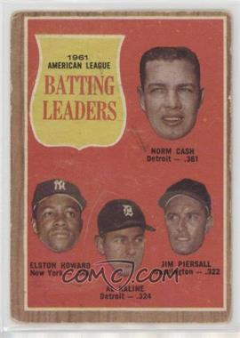 1962 Topps - [Base] #51 - League Leaders - Norm Cash, Elston Howard, Al Kaline, Jim Piersall