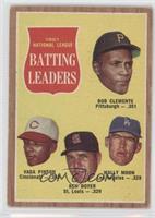 League Leaders - Roberto Clemente, Vada Pinson, Ken Boyer, Wally Moon (Bob Clem…