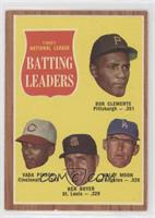 League Leaders - Roberto Clemente, Vada Pinson, Ken Boyer, Wally Moon (Bob Clem…