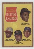 League Leaders - Roberto Clemente, Vada Pinson, Ken Boyer, Wally Moon (Bob Clem…