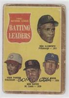 League Leaders - Roberto Clemente, Vada Pinson, Ken Boyer, Wally Moon (Bob Clem…