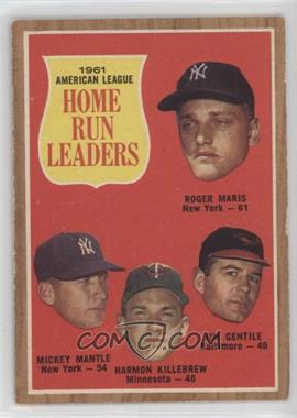 1962 Topps - [Base] #53 - League Leaders - Roger Maris, Mickey Mantle, Harmon Killebrew, Jim Gentile