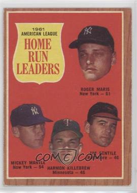 1962 Topps - [Base] #53 - League Leaders - Roger Maris, Mickey Mantle, Harmon Killebrew, Jim Gentile