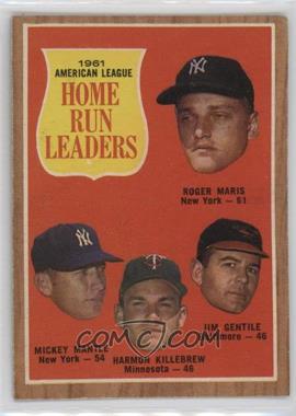 1962 Topps - [Base] #53 - League Leaders - Roger Maris, Mickey Mantle, Harmon Killebrew, Jim Gentile