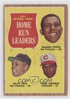 League Leaders - Orlando Cepeda, Willie Mays, Frank Robinson [Poor to …