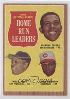 League Leaders - Orlando Cepeda, Willie Mays, Frank Robinson [Poor to …