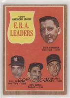 League Leaders - Dick Donovan, Bill Stafford, Don Mossi, Milt Pappas