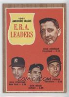 League Leaders - Dick Donovan, Bill Stafford, Don Mossi, Milt Pappas