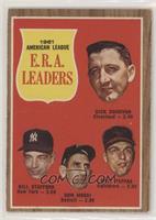 League Leaders - Dick Donovan, Bill Stafford, Don Mossi, Milt Pappas