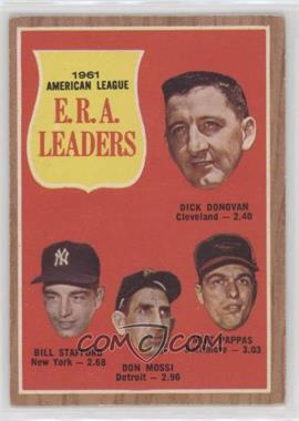 1962 Topps - [Base] #55 - League Leaders - Dick Donovan, Bill Stafford, Don Mossi, Milt Pappas