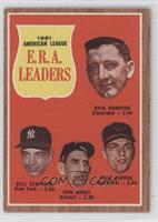 League Leaders - Dick Donovan, Bill Stafford, Don Mossi, Milt Pappas [Noted]
