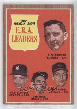 1962 Topps - [Base] #55 - League Leaders - Dick Donovan, Bill Stafford, Don Mossi, Milt Pappas