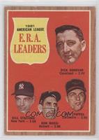 League Leaders - Dick Donovan, Bill Stafford, Don Mossi, Milt Pappas [Good …