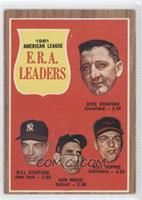 League Leaders - Dick Donovan, Bill Stafford, Don Mossi, Milt Pappas