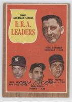League Leaders - Dick Donovan, Bill Stafford, Don Mossi, Milt Pappas [Good …