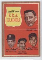 League Leaders - Dick Donovan, Bill Stafford, Don Mossi, Milt Pappas [COMC …