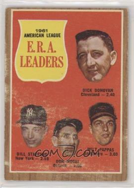 1962 Topps - [Base] #55 - League Leaders - Dick Donovan, Bill Stafford, Don Mossi, Milt Pappas