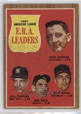 1962 Topps - [Base] #55 - League Leaders - Dick Donovan, Bill Stafford, Don Mossi, Milt Pappas