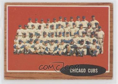 1962 Topps - [Base] #552 - High # - Chicago Cubs Team [Good to VG‑EX]