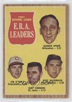 League Leaders - Warren Spahn, Jim O'Toole, Curt Simmons, Mike McCormick