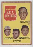 League Leaders - Warren Spahn, Jim O'Toole, Curt Simmons, Mike McCormick
