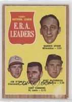 League Leaders - Warren Spahn, Jim O'Toole, Curt Simmons, Mike McCormick