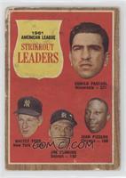 League Leaders - Camilo Pascual, Whitey Ford, Jim Bunning, Juan Pizarro [Good&n…