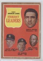 League Leaders - Camilo Pascual, Whitey Ford, Jim Bunning, Juan Pizarro [COMC&n…