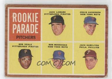 1962 Topps - [Base] #593 - High # - Jack Lamabe, Craig Anderson, Bob Veale, Bob Moorhead, Jack Hamilton