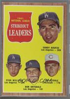 League Leaders - Sandy Koufax, Stan Williams, Don Drysdale, Jim O'Toole [Altere…