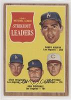 League Leaders - Sandy Koufax, Stan Williams, Don Drysdale, Jim O'Toole