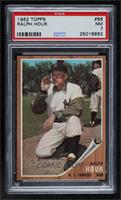 Ralph Houk (Yogi Berra in Background) [PSA 7 NM]