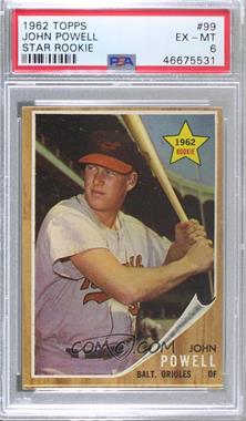 1962 Topps - [Base] #99 - John Powell [PSA 6 EX‑MT]