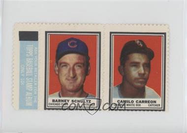 1962 Topps - Stamps Panels #_BSCC - Barney Schultz, Camilo Carreon [Good to VG‑EX]