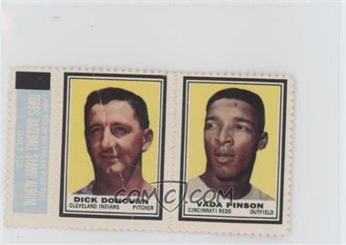 1962 Topps - Stamps Panels #_DDVP - Dick Donovan, Vada Pinson [Good to VG‑EX]