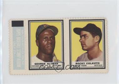 1962 Topps - Stamps Panels #_GARC - George Altman, Rocky Colavito