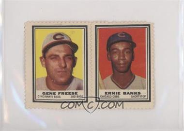 1962 Topps - Stamps Panels #_GFEB - Gene Freese, Ernie Banks [Good to VG‑EX]