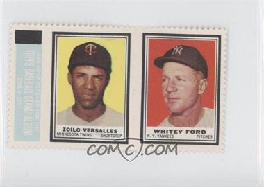 1962 Topps - Stamps Panels #_ZVWF - Zoilo Versalles, Whitey Ford