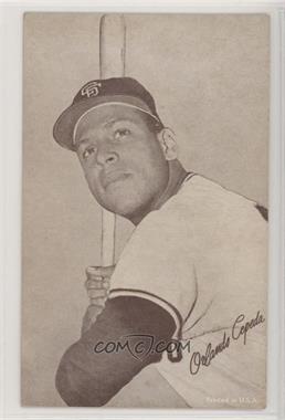 1963 Exhibits Stats-on-Back - [Base] #_ORCE - Orlando Cepeda [Good to VG‑EX]