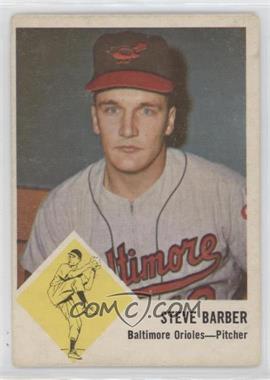 1963 Fleer - [Base] #1 - Steve Barber