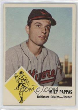 1963 Fleer - [Base] #3 - Milt Pappas