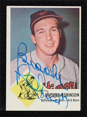 1963 Fleer - [Base] #4 - Brooks Robinson [JSA Certified COA Sticker]