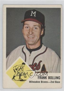 1963 Fleer - [Base] #44 - Frank Bolling [Good to VG‑EX]