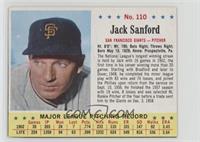 Jack Sanford [Noted]