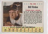 Bill Virdon [Poor to Fair]