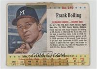 Frank Bolling [COMC RCR Poor]