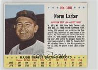 Norm Larker [Noted]