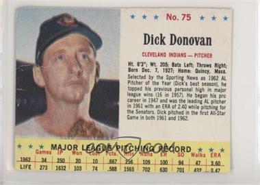 1963 Jell-O - [Base] #75 - Dick Donovan