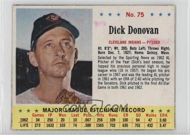 1963 Jell-O - [Base] #75 - Dick Donovan